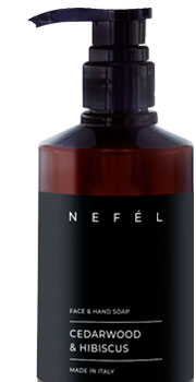 Tečni sapun za lice i ruke NEFÉL CEDARWOOD & HIBISCUS